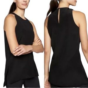 Athleta Washable Silk Black CYA Tank - L